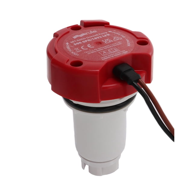 Cartucho de repuesto para motor de bomba de agua Rule 65DR, 500 GPH, 12 V