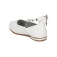 thumbnail image 3 of New Girl Little Angel Ashley-931D Rhinestone Ankle Strap Charmed Ballet Flat, 3 of 5
