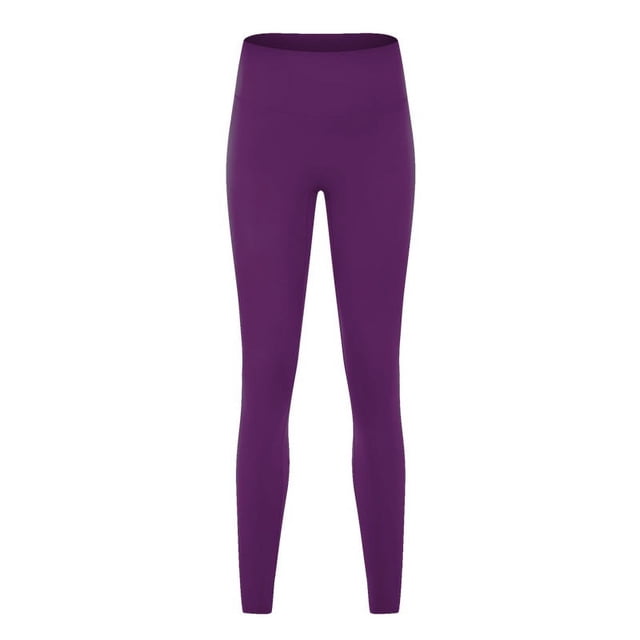 Pantalones de yoga deportivos de cintura alta, elásticos y sin líneas incómodas para mujer de otoño