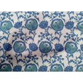 thumbnail image 4 of oneOone Cotton Cambric Fabric Leaves & Floral Block Print Fabric By The Yard 56 Inch Wide, 4 of 4