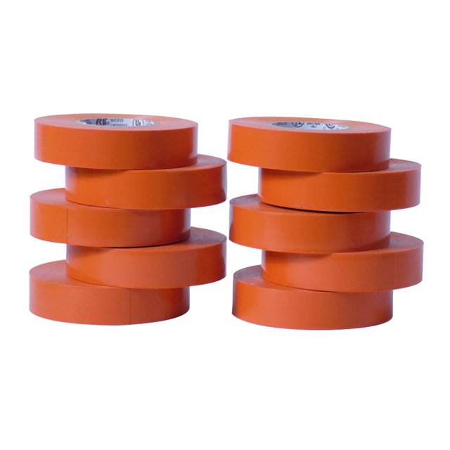 WOD Tape Orange Electrical Tape General Purpose 3/4 in. x 66 ft. High