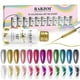 thumbnail image 1 of Set de esmaltes de uñas en gel RARJSM Metallic Liner, 12 colores, 5 ml, UV/LED, 1 of 8