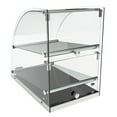 thumbnail image 4 of 23 in. Commercial Countertop Bakery Display Case with Front Curved Glass and Rear Door, 2.4 cu. ft. DC-2CN, 4 of 11