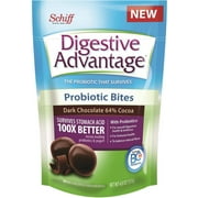 Digestive Advantage Dark Chocolate Probiotic Bites, 4.8oz (Pack of 2)