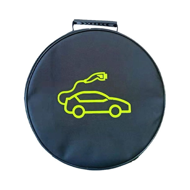 EZLIFE 1 bolsa organizadora de almacenamiento para maletero de coche para carga de vehículos eléctricos/cable con bucle trasero con gancho ~~ J7L2