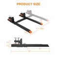 thumbnail image 2 of 60"Clamp on Pallet Forks,4000 Lbs Heavy Duty Pallet Forks for Tractor Bucket, Skid Steer,Black, 2 of 6