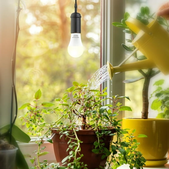 FGERFE-2 Pack LED Grow Light Bulbs A19 Bulb, Full Spectrum Plant Light Bulb, 9W E26 Grow Bulb Replace up to 80W, Grow Light for Indoor Plants, Flowers, Greenhouse, Indore Garden, Hydroponic