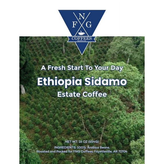 FNG Coffees- Ethiopia Sidamo Estate Coffee- Whole Bean