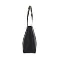 thumbnail image 5 of Valentino Garavani Women's Black Rockstud Textured Leather Tote Black, 5 of 5