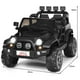 thumbnail image 2 of Costway Coche Eléctrico Montable para Niños de Batería 12V con 2 Asientos con Mando 2,4G 3 Velocidades Música Bocina Puerto USB Luces LED Negro, 2 of 8