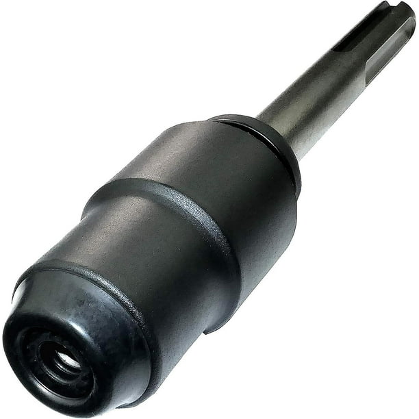 Adaptador convertidor Sds-max a Sds-plus con mandril - Toma de acoplamiento para taladro percutor / rompedor - Cincel / Broca / Broca - Acero CR-V