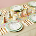 thumbnail image 3 of 144 Piece White and Gold Party Supplies for Wedding, Birthday - Gold Table Decorations with Plates, Napkins, Cups, and Cutlery (Serves 24), 3 of 10