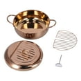 thumbnail image 3 of Kitchen Fryer, Frying Pot Non Stick Coating 3.4L Capacity Fryer Pot Anti Scalding Handle Kitchenware for Home Hotel Restaurant, 3 of 8