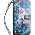 thumbnail image 2 of Case for Google Pixel 7 Case Wallet with Card Holders - Lovely Colorful Pattern PU Leather Flip Phone Case TPU Shell Folio Cover Women Men for Google Pixel 7 Color Tiger, 2 of 14