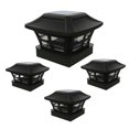 thumbnail image 2 of Solar Post Cap Lights Outdoor Solar Powered LED Fence Lights for Wooden Posts, 2 of 5