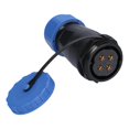 thumbnail image 5 of Aviation Plug Socket IP68 Waterproof Solderless Male Female Pair Connector 250V 45A LP284 Pin, 5 of 5