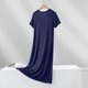 thumbnail image 4 of mfyjkho Vestidos casuales para mujer, Vestido camisero de manga corta con cuello en V para mujer, de color liso y estilo informal Vestidos de fiesta para mujer xl, 4 of 5