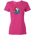 thumbnail image 3 of Inktastic Cute Christmas Unicorn with Cookies Women's T-Shirt, 3 of 5