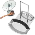 thumbnail image 1 of EGNMCR Stainless Steel Punch- Pan Cover Rack Kitchen Storage Chopping Board Rack Pot rack, 1 of 8