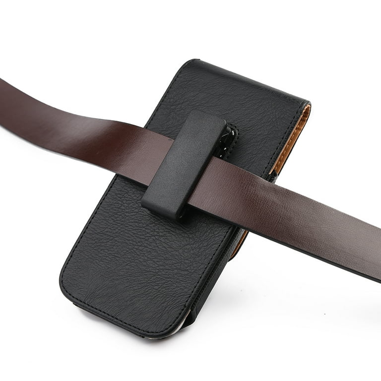 JOYIR Genuine Leather Cell Phone Holster Case with Belt Loop Pouch