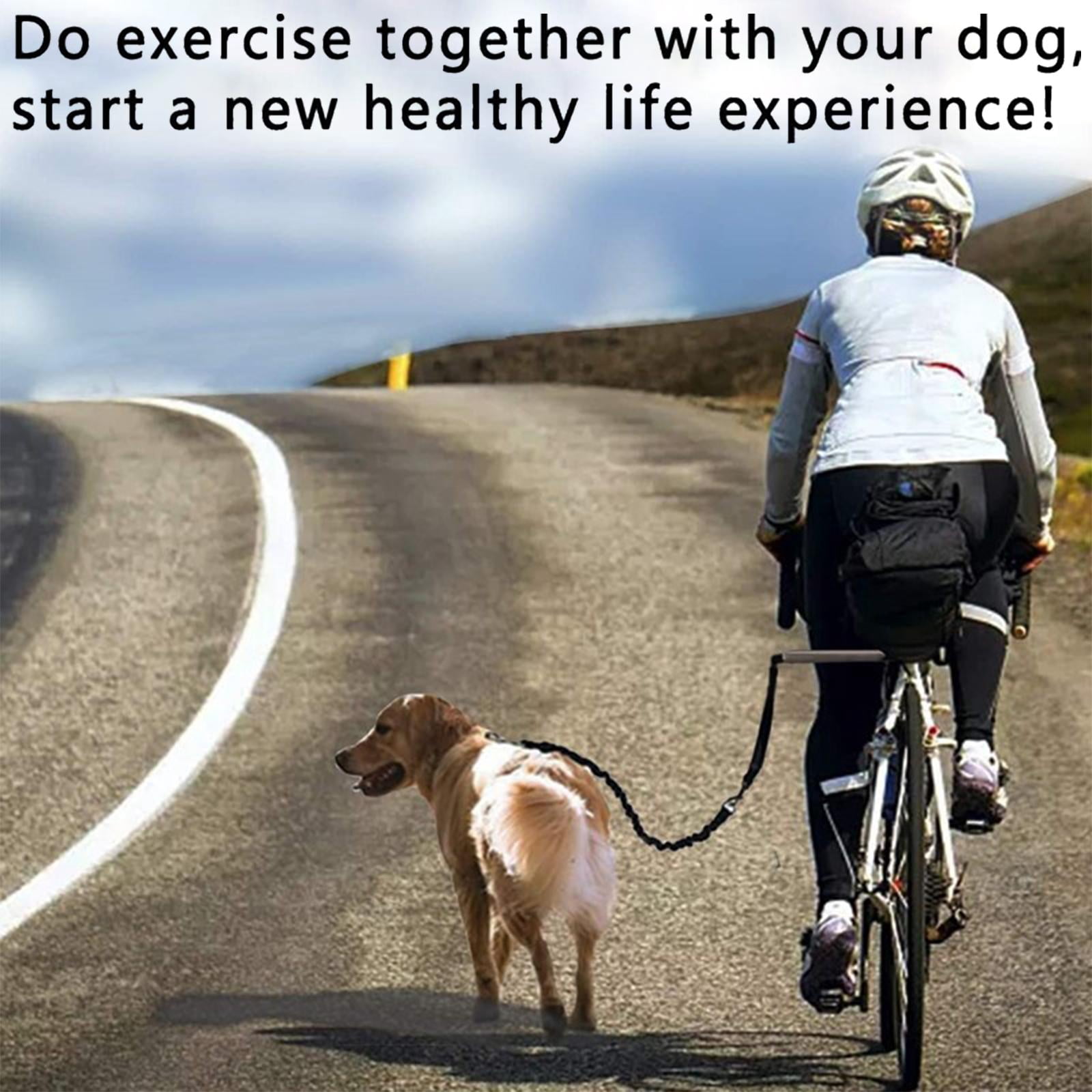 Dog Bike Leash ,Easy Installation Removal , Walking Dog Leashes ,Dog Exerciser Leash for Outdoor Exercise Jogging Pet Supplies