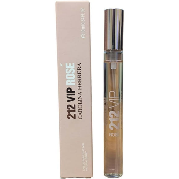 212 VIP Rose by Carolina Herrera for Women 0.34oz Eau De Parfum Elixir Spray