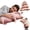 9.84in, variant on Realistic Pig Plush Pillow PP Cotton Velvet Stuffed Animal,23.62in | 5 Sizes: 25cm To 130cm, Machine Washable, Invisible Zipper, Lifelike Design, Couch & Bed Decor
