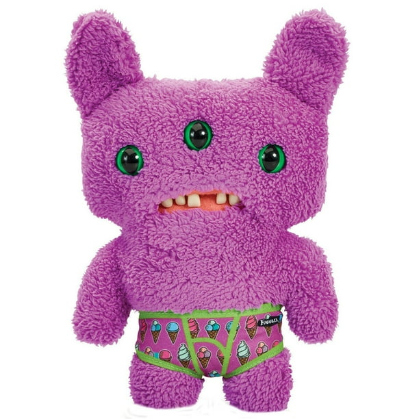 HIXOWIA Fuggler Funny Ugly Monster Budgie Fugglers, 9" Fugglers Plush Toys Collectible Purple Reek O, Soft Plushies Stuffed Animal Fuggler with Teeth Birthday Halloween Christmas Gifts for Kids 4+