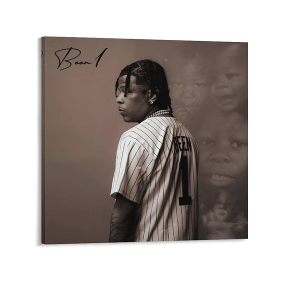 Rylo Rodriguez RAPPER Singer Art Posters Artworks Canvas Poster Room Aesthetic Wall Art Prints Home Modern Decor Gifts 28x28inch(70x70cm)