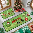 thumbnail image 5 of Believe Merry Grinchmas Christmas Kitchen Mat Decor, Christmas Kitchen Rugs Sets of 2, Christmas Floor Mat, Christmas Rugs Indoor Kitchen Christmas Decorations, Green, 5 of 6