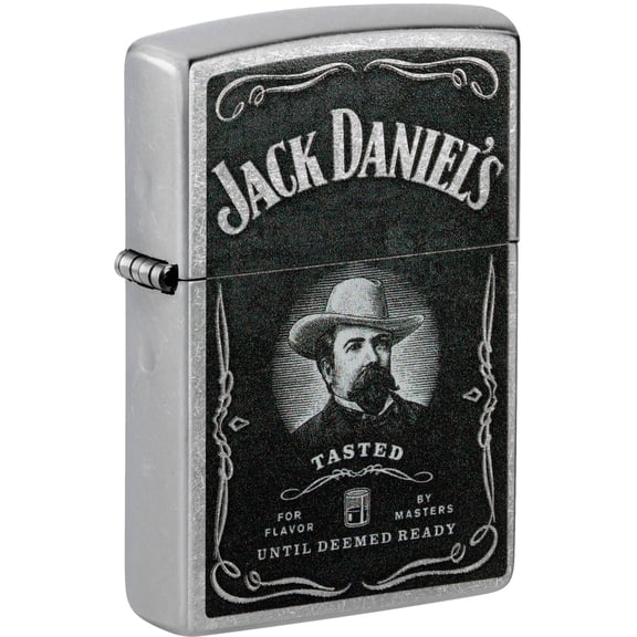 Zippo 48748 Jack Daniel's Design Street Chrome Windproof Lighter