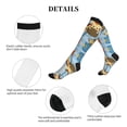thumbnail image 5 of Sikiie Giraffe Come Out From Zipper 1 Pairs Compression Socks for Men and Women 15-20 mmHg Running Support Socks, 5 of 7