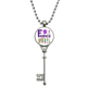 thumbnail image 1 of Collar Colgante Vintage Llavero símbolo nacional Francia Plata, 1 of 3