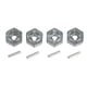 thumbnail image 1 of 4 Pedazos Extensión de Adaptadores Hexagonales para 1:10 Vehículo RC, 1 of 5