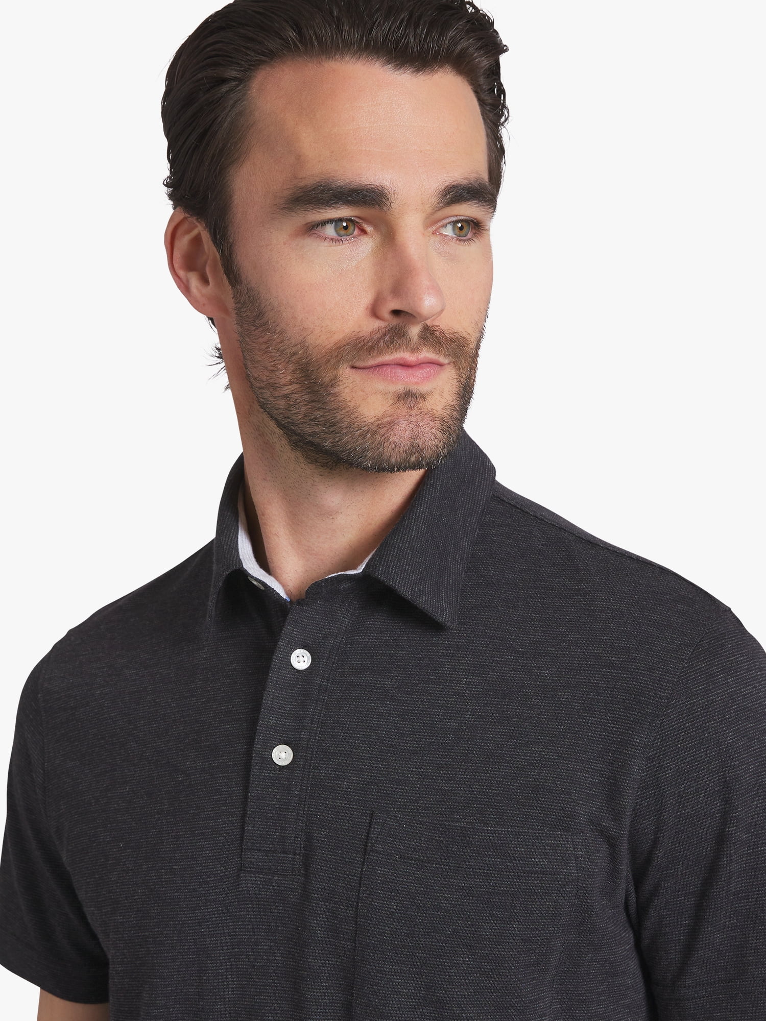 Chaps Men's and Big Men's Harbor Side Slub Short Sleeve Polo Shirt, Sizes S-3XL