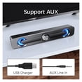 thumbnail image 4 of USB Wired Powerful Computer Speaker Bar Stereo Subwoofer Bass Bluetooth speaker Surround Soundbar for PC Laptop phone Tablet MP4 ,High Sound, 4 of 6