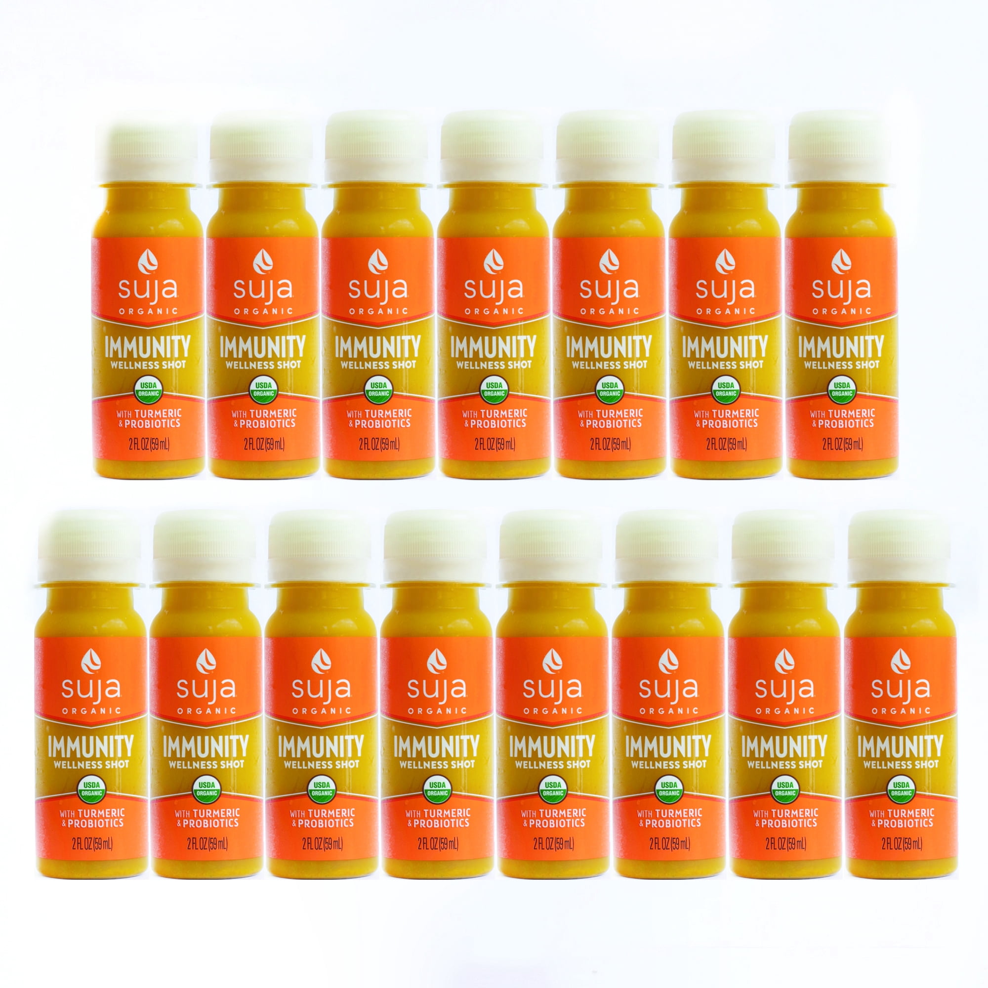 Suja Immunity Shot with Turmeric and Probiotics, Organic Juice, 2 Oz