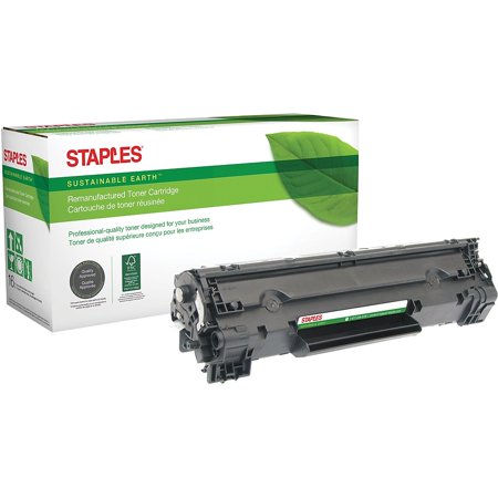 Staples Remanufactured Toner Cartridge Replacement for HP 83A (Black) 1929253