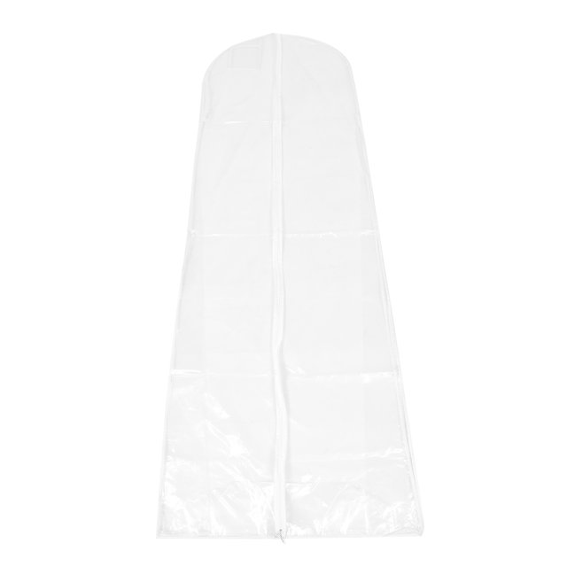KAKOWELY Bolsa de ropa reutilizable para el hogar, bolsa para vestidos de novia, soporte transparente para ropa