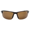thumbnail image 2 of Maxx 14er Brown Polarized Lenses Black Frame Sports Sunglasses, 2 of 8