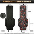 thumbnail image 7 of Chririnla Non-Slip Car Seat Cover for Vans, Quilted Breathable Fabric Machine Washable Car Front Seat Covers, Christmas Cherry Peppermint Pattern, 7 of 7
