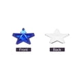 thumbnail image 3 of Uxcell 200Pcs Acrylic Star Rhinestone 0.31x0.31" Flat Back Plastic Gems Jewelry Stickers for Craft Sapphire Blue, 3 of 4