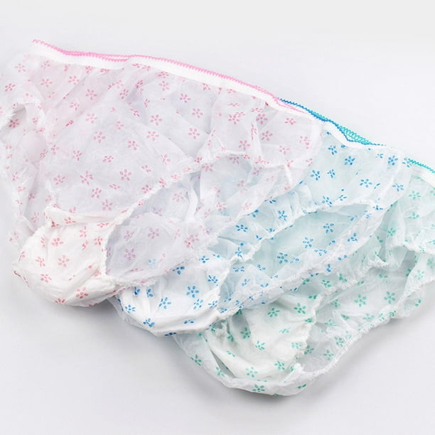 Ropa interior desechable Yinane bragas desechables algodón para embarazada posparto suave