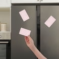 thumbnail image 5 of 2 Pcs Strong Fridge Magnets Light Pink Refrigerator Magnets Sticker Decor for Whiteboards Locker 4"x2.5", 5 of 5