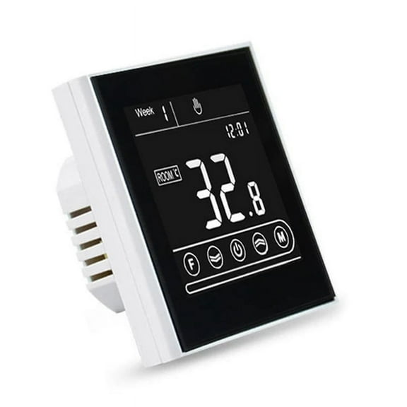 Tuya Smart Intelligent WiFi Thermostat Room Electric/Water/Gas Boiler Floor Heating Temperature Controller 16A White