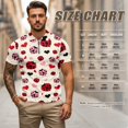 thumbnail image 6 of Aplkyhs Love Ladybug Matching Golf Shirts for Couple Quarter Zip Couple Golf Matching Outfits Breathable Fabric Mens Hawaiian Shirt Keep Cool in Hot Weather Machine Washable, 6 of 6