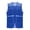 Blue, variant on Women Fishing Vest Breathable Mesh Outdoor Travel Hiking Waistcoat Sleeveless Zip V Neck Casual Lightweight with Pockets, Black M