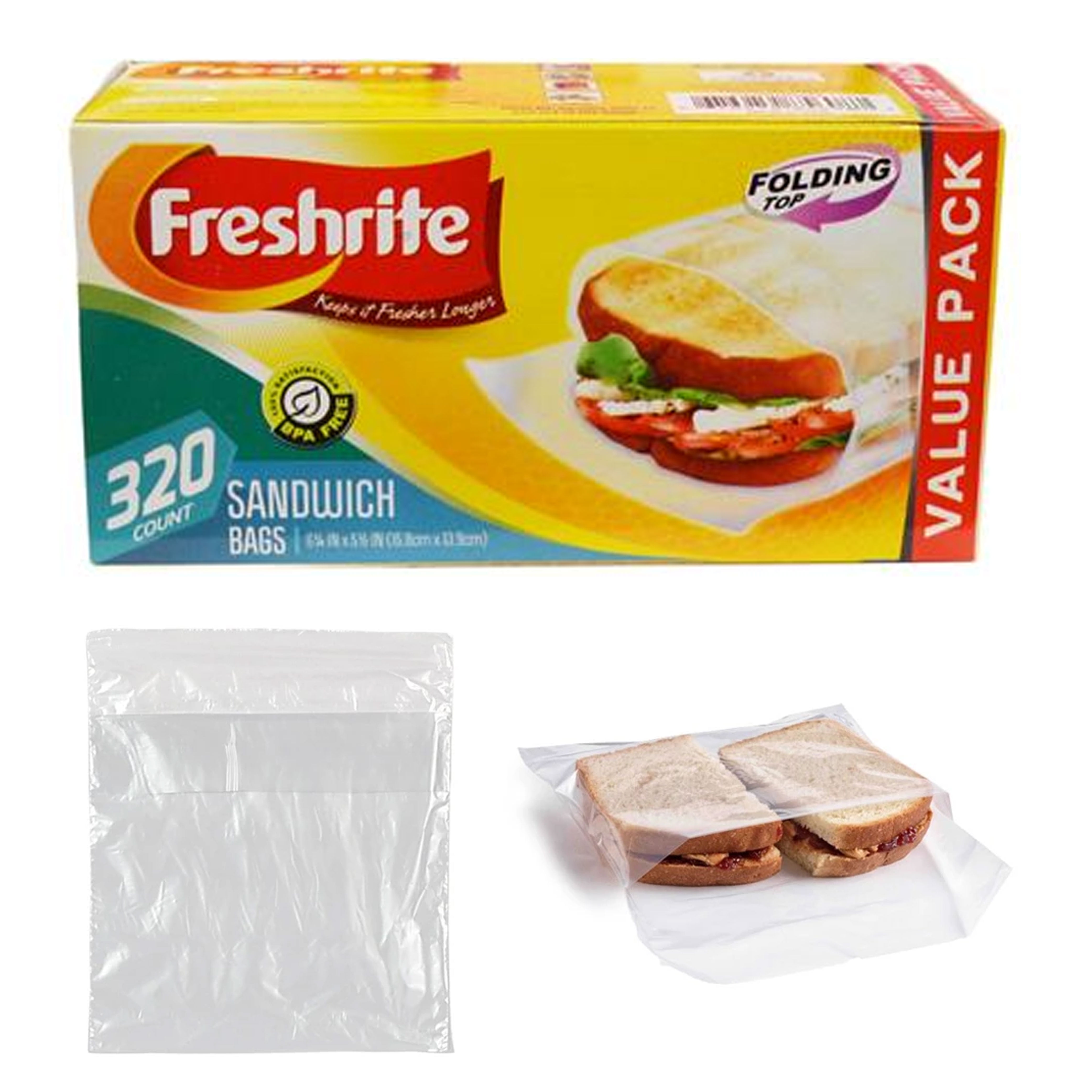 1pc Reusable Kitchen Food Storage Bag Ziplock Eco Friendly Sandwich Bag Pouch 