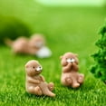 thumbnail image 5 of Miniature Figurines Figures for Fairy Garden Ornaments Mini Animals，Cute Figurine for Garden and Decoration Adorable Resin Desktop Ornament Unique Home Piece，Resin Desktop Ornament, 5 of 5