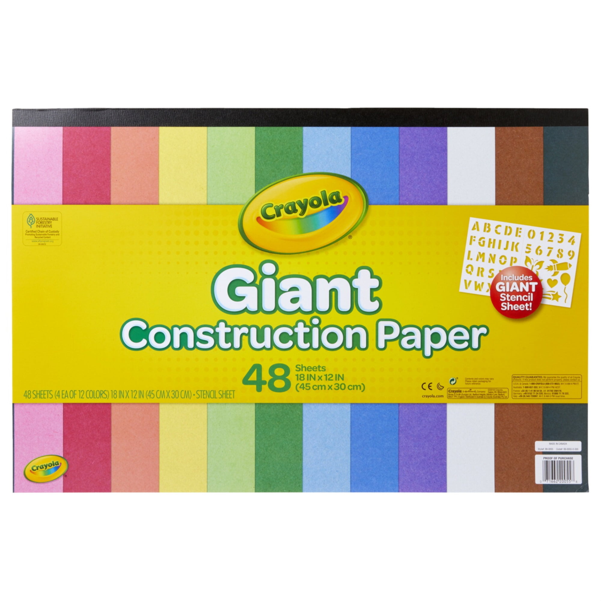 Crayola Construction Paper Packs